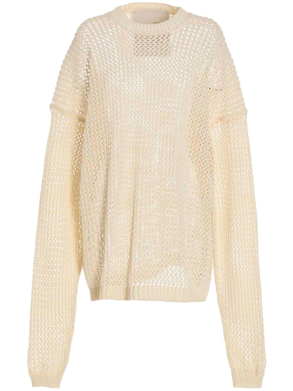 Ramael Bio Cable sweater - White von Ramael