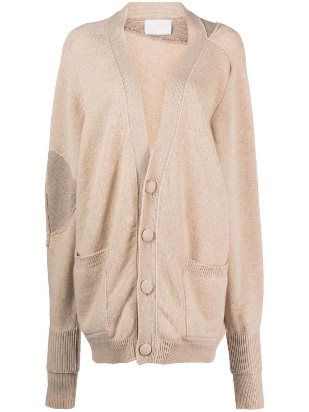 Ramael panelled-design cashmere-blend cardigan - Neutrals von Ramael