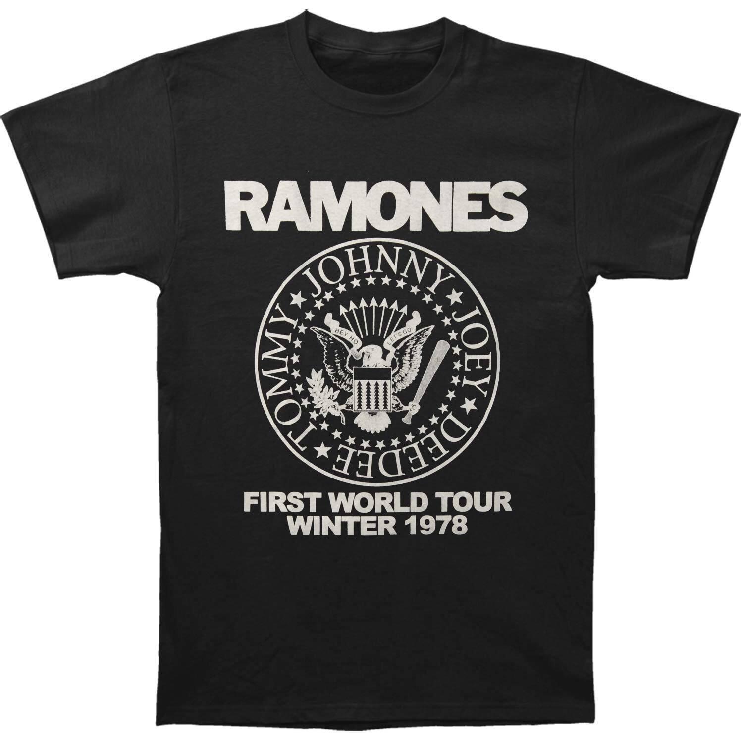 First World Tour 1978 Tshirt Damen Schwarz S von Ramones