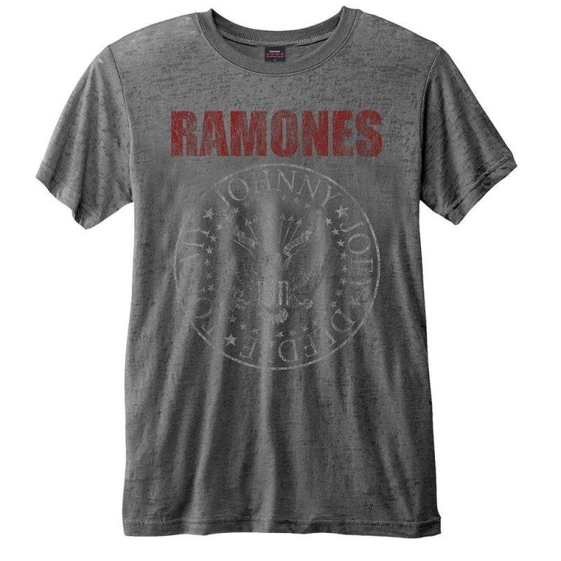 Ramones - Presidential Seal TShirt, für Damen, Grau, Größe S von Ramones