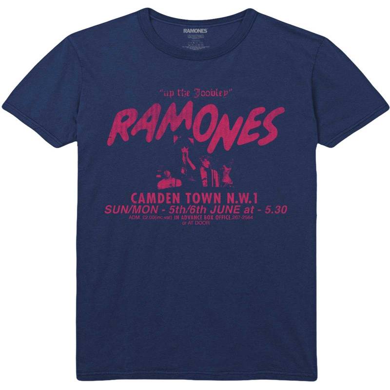 Ramones - Roundhouse TShirt, für Damen, Marine, Größe L von Ramones