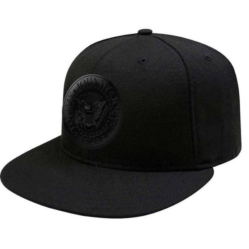 Snapback Mütze Damen Schwarz ONE SIZE von Ramones