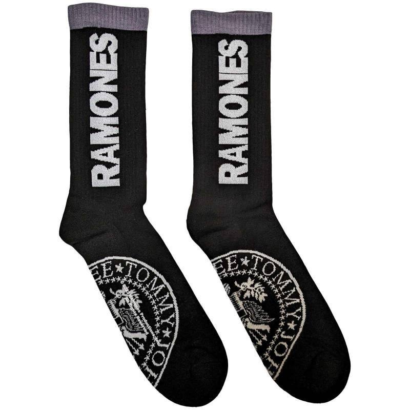 Ramones - Socken, für Damen, Schwarz, Größe 40.5 von Ramones