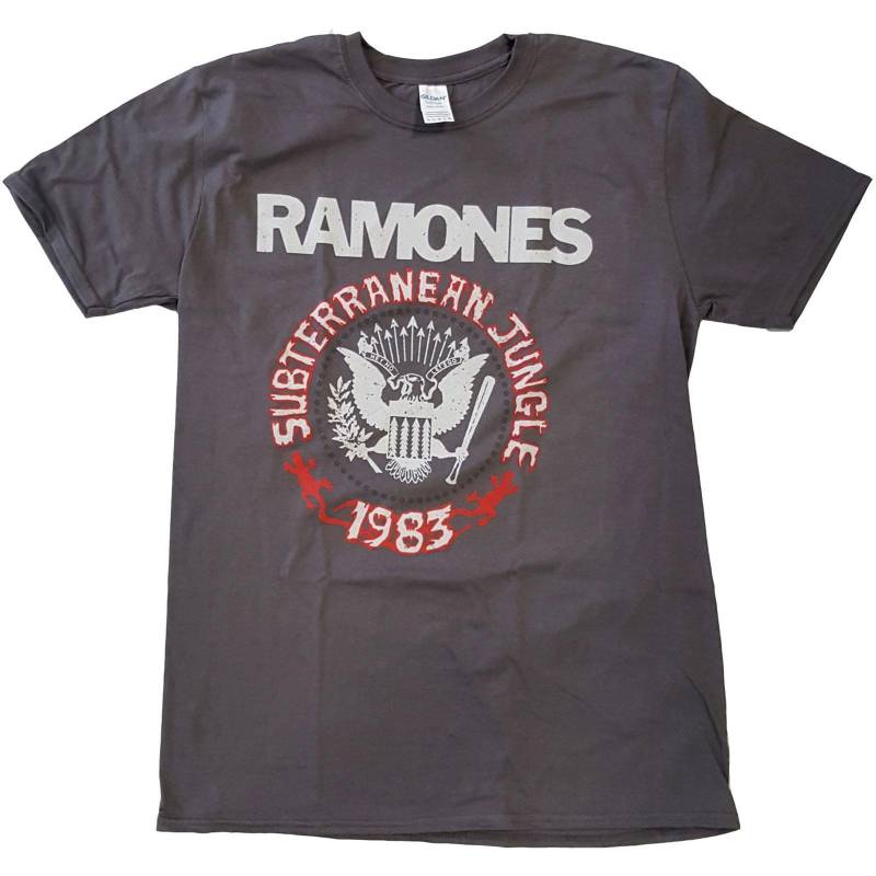 Ramones - Subterranean Jungle TShirt, für Damen, Grau, Größe L von Ramones