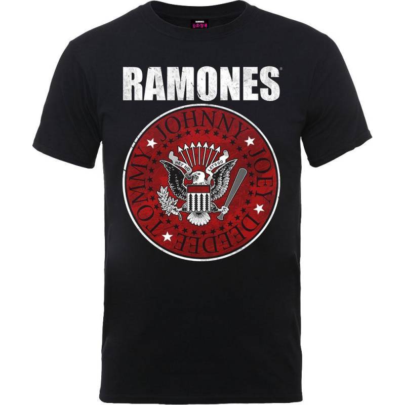 Tshirt Damen Schwarz L von Ramones