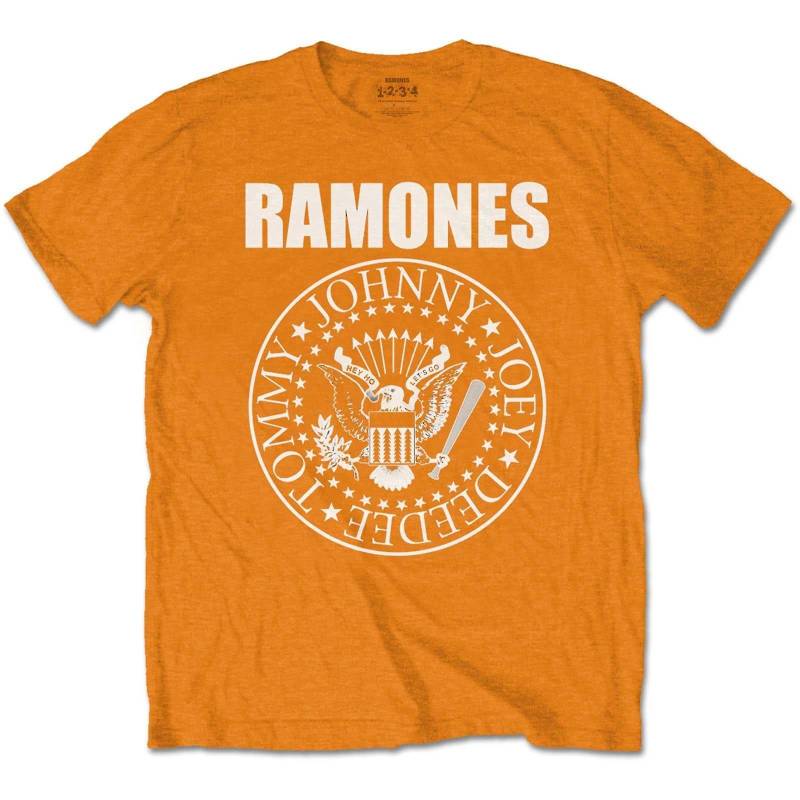 Tshirt Jungen Orange 128 von Ramones