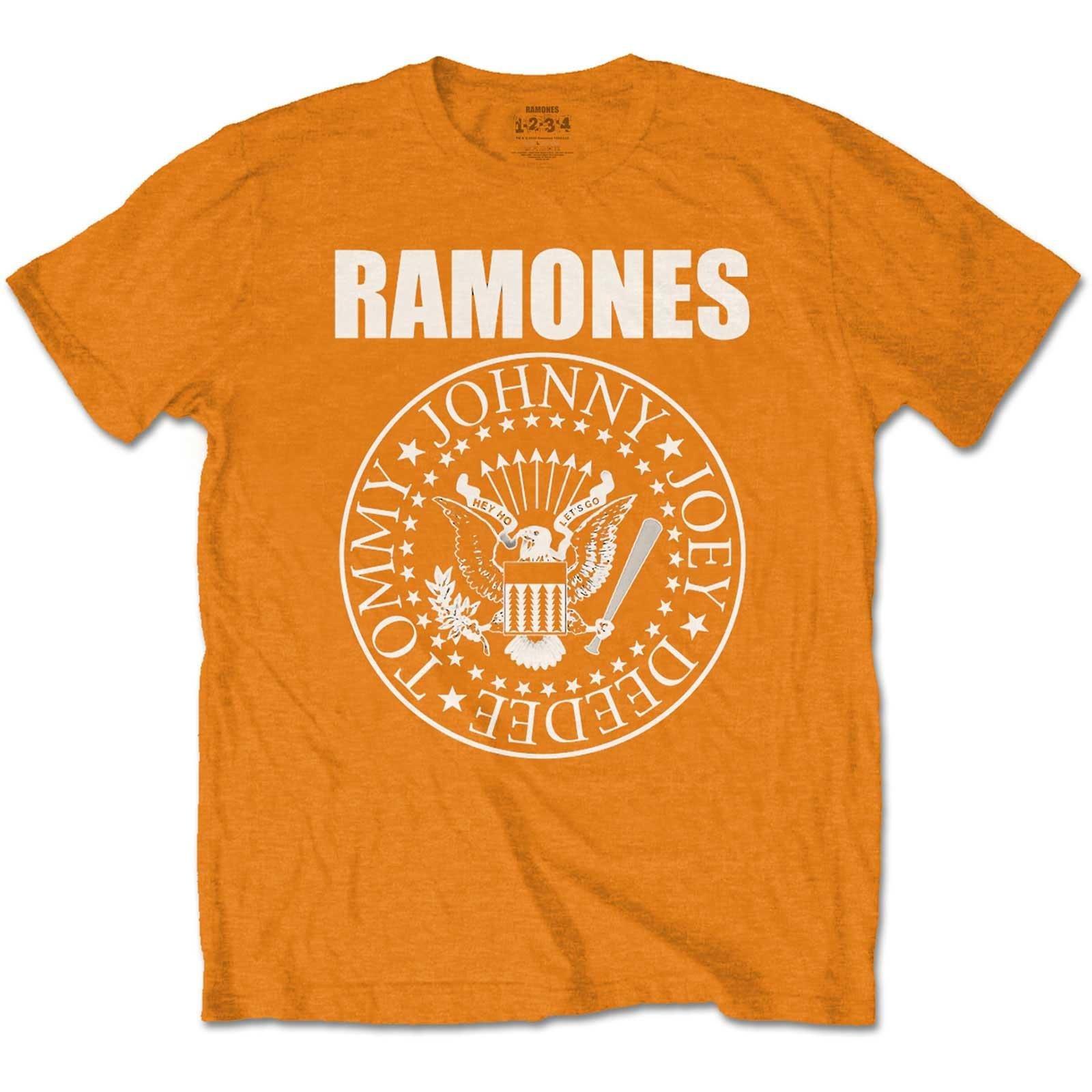 Ramones - TShirt, 146/152, Orange von Ramones