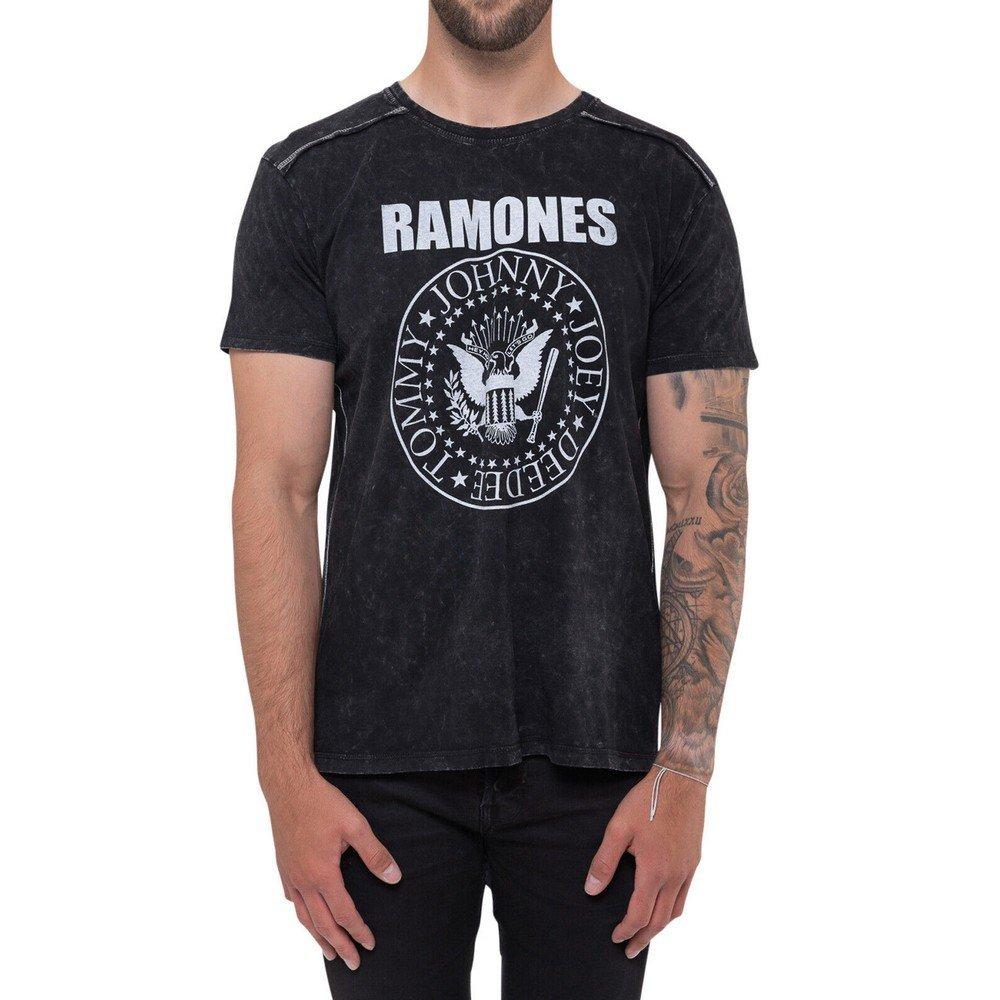 Wash Collection Tshirt Damen Schwarz L von Ramones