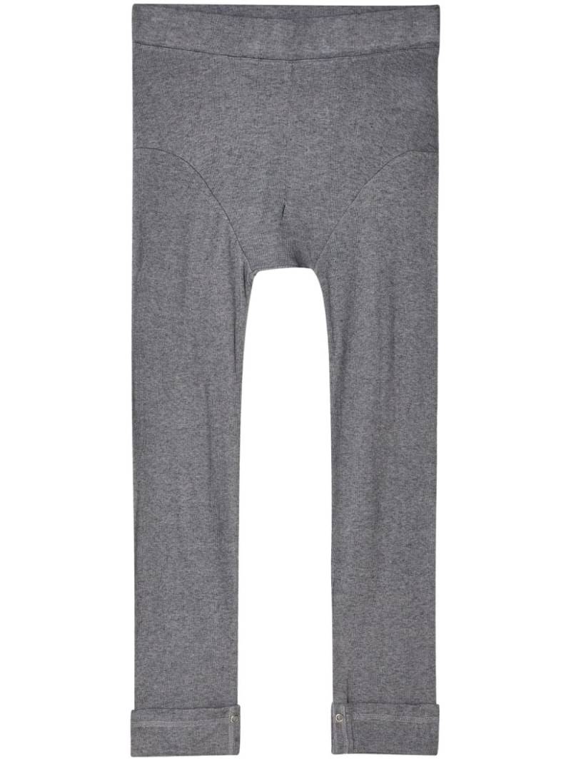 Random Identities elasticated-waistband cotton-blend leggings - Grey von Random Identities