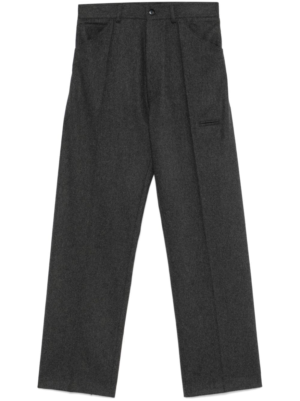 Random Identities felted trousers - Grey von Random Identities