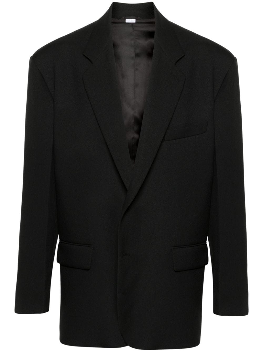 Random Identities single-breasted twill blazer - Black von Random Identities