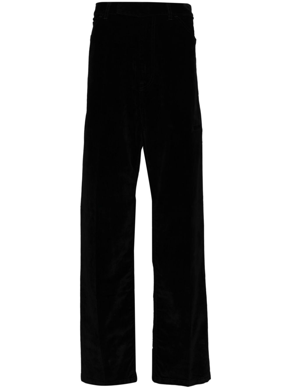 Random Identities velvet trousers - Black von Random Identities