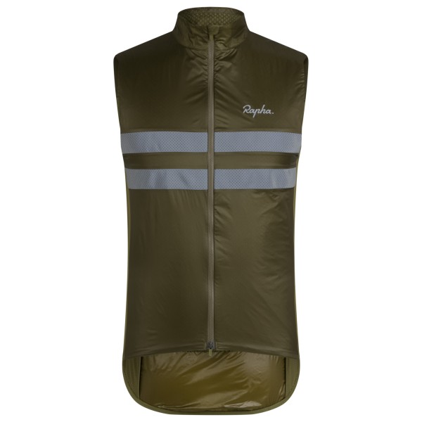 Rapha - Brevet Insulated Gilet - Velogilet Gr L oliv von Rapha