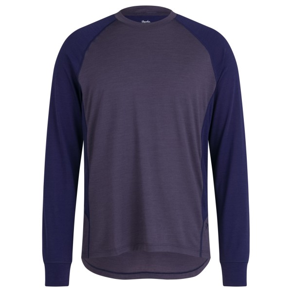 Rapha - Explore Merino Long Sleeve T-Shirt - Velotrikot Gr L;M;S;XL;XXL blau/grau;grau von Rapha