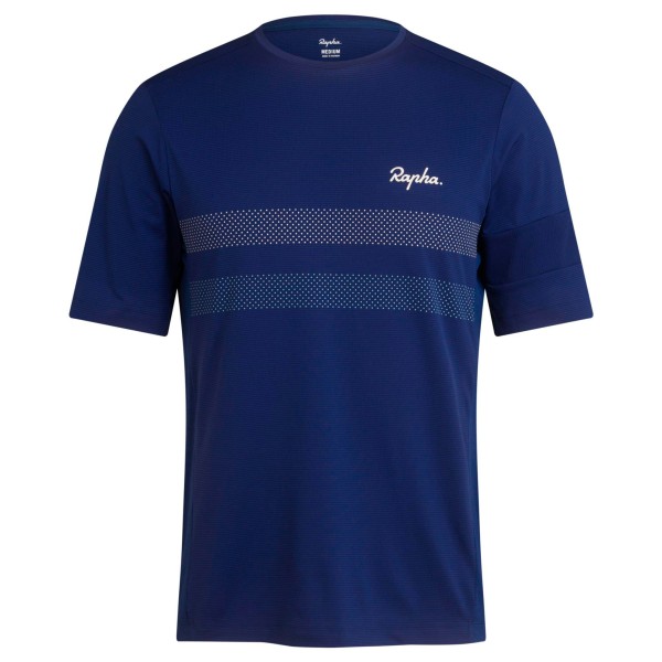 Rapha - Explore Technical T-Shirt - T-Shirt Gr L blau von Rapha