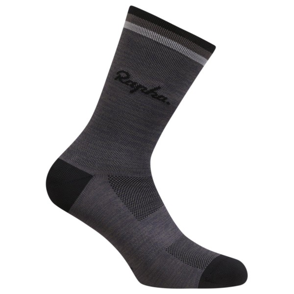 Rapha - Logo Socks - Velosocken Gr 38-39 grau von Rapha