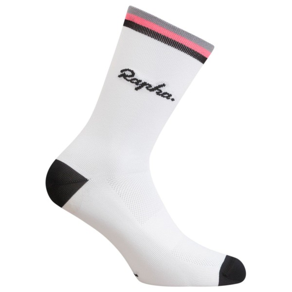 Rapha - Logo Socks - Velosocken Gr 38-39 weiß von Rapha