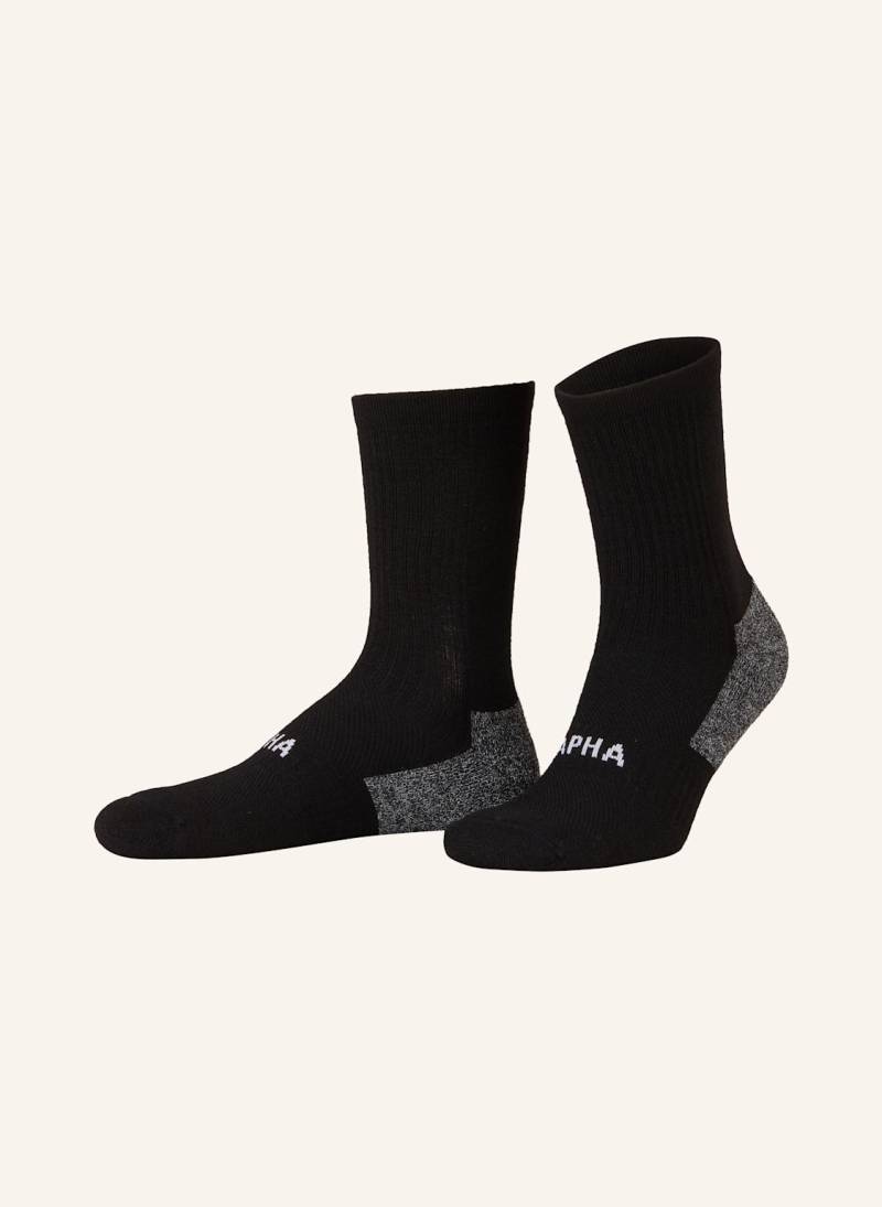 Rapha Radsocken Pro Team Winter Mit Merinowolle schwarz von Rapha