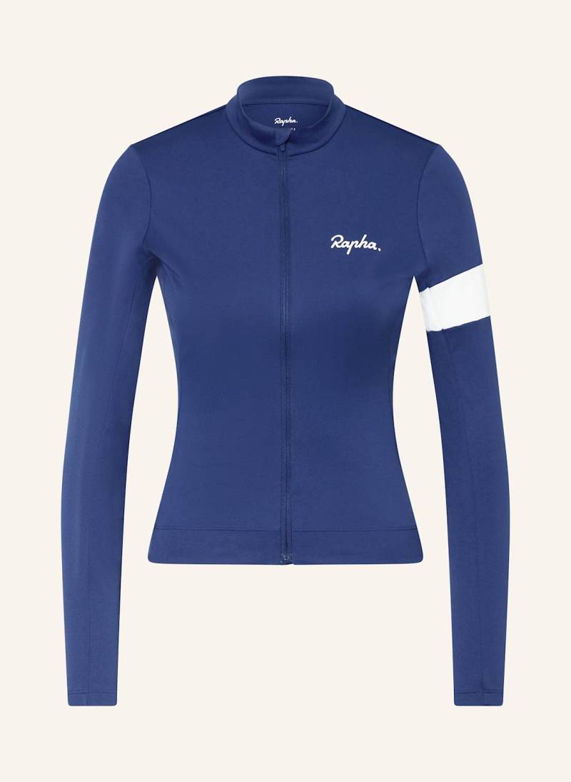 Rapha Radtrikot Core Thermal Long blau von Rapha