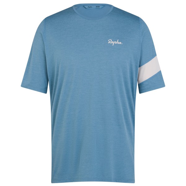 Rapha - Trail Lightweight T-Shirt - Velotrikot Gr L blau von Rapha