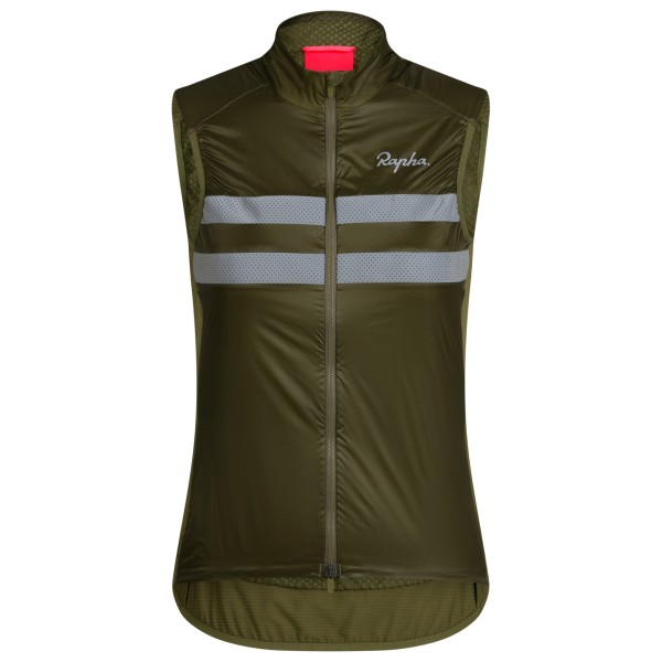 Rapha - Women's Brevet Insulated Gilet - Velogilet Gr M oliv von Rapha