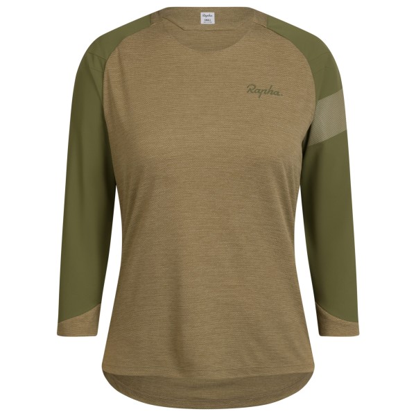 Rapha - Women's Trail 3/4 Sleeve Jersey - Velotrikot Gr L;M;S;XL;XS beige;grau von Rapha