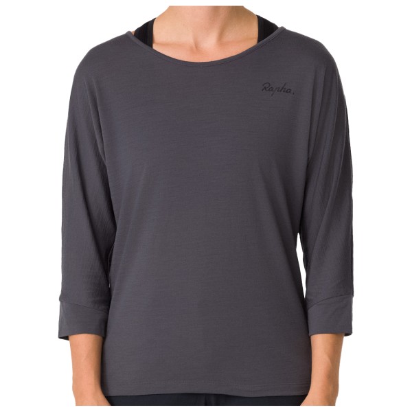 Rapha - Women's Trail Merino 3/4 Sleeve Top - Velotrikot Gr XS grau von Rapha