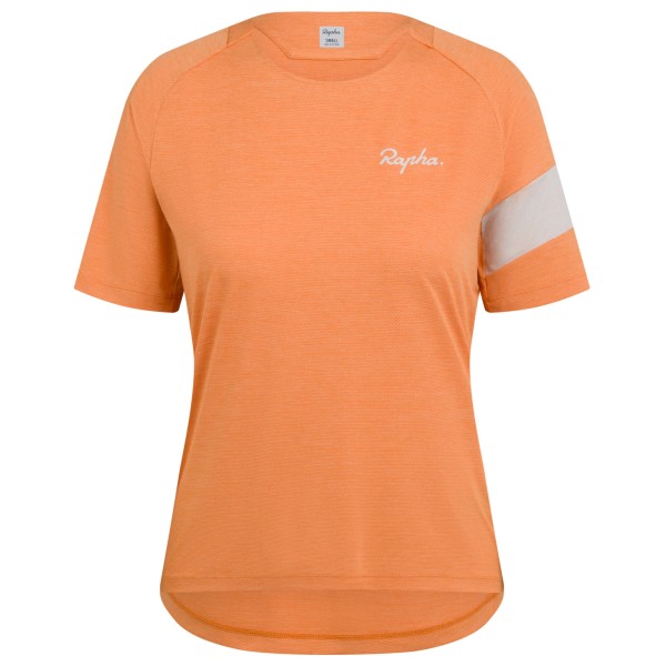 Rapha - Women's Trail Technical T-Shirt - Velotrikot Gr L;M;S;XS grau;orange von Rapha