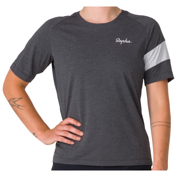 Rapha - Women's Trail Technical T-Shirt - Velotrikot Gr L grau von Rapha