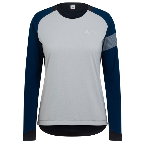 Rapha - Women's Trail Windblock Jersey - Velotrikot Gr L;M grau von Rapha