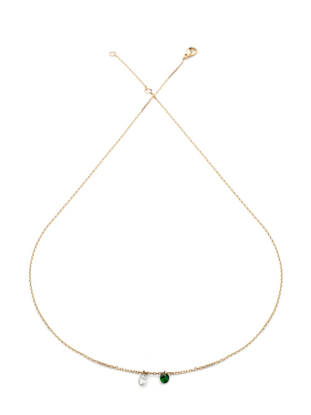 Raphaele Canot 18kt yellow gold Set Free diamond necklace von Raphaele Canot