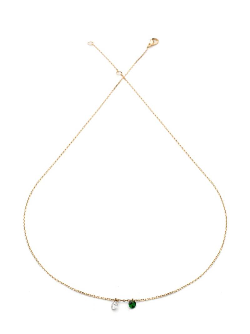 Raphaele Canot 18kt yellow gold Set Free diamond necklace von Raphaele Canot