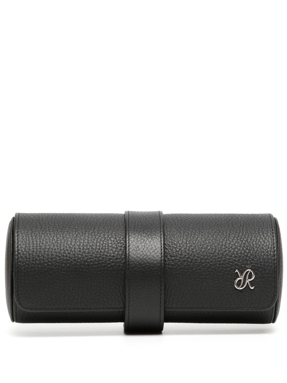 Rapport Berkely leather 3-watch roll - Black von Rapport