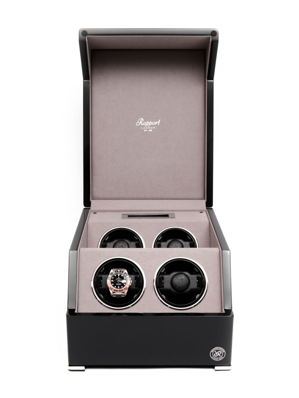 Rapport Perpetua Quad watch winder - Black von Rapport