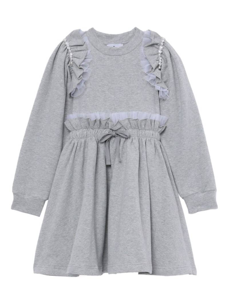 Raspberry Plum ruffle-detail dress - Grey von Raspberry Plum