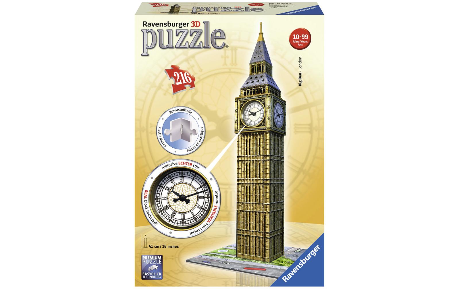 Ravensburger 3D-Puzzle »Big Ben mit Uhr« Ravensburger 3D-Puzzle »Big Ben mit Uhr« von Ravensburger