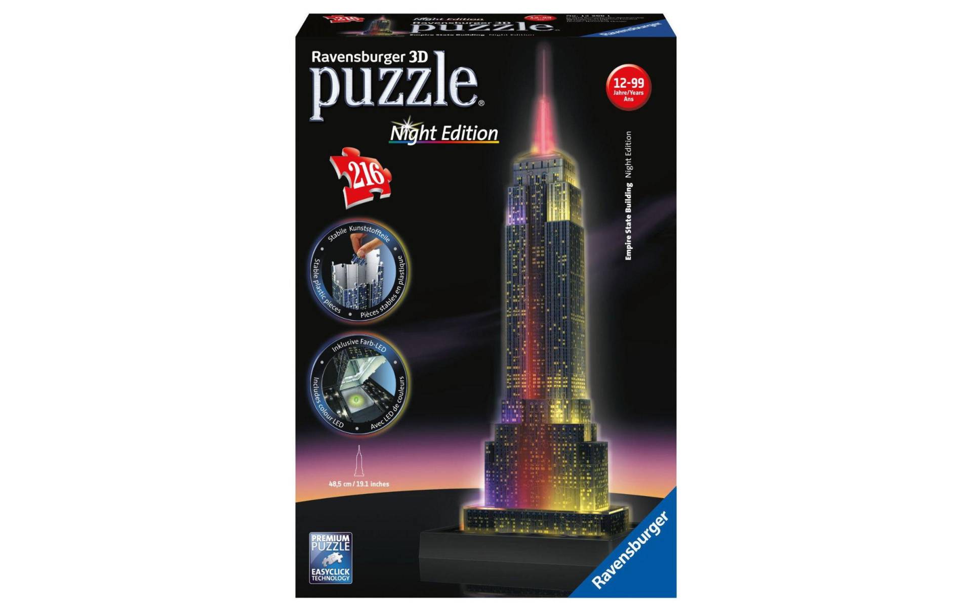Ravensburger 3D-Puzzle »Empire State Building Nacht« Ravensburger 3D-Puzzle »Empire State Building Nacht« von Ravensburger