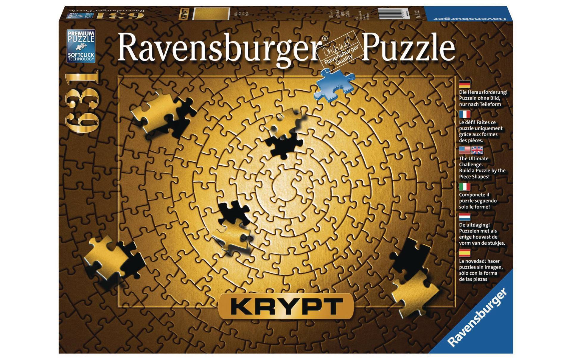 Ravensburger Puzzle »Krypt Goldfarben« Ravensburger Puzzle »Krypt Goldfarben« von Ravensburger