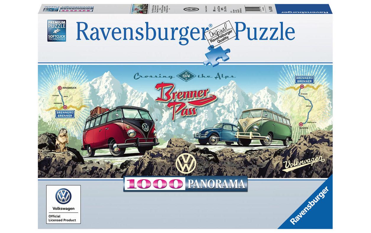 Ravensburger Puzzle »Mit dem VW Bulli über den Brenner« Ravensburger Puzzle »Mit dem VW Bulli über den Brenner« von Ravensburger