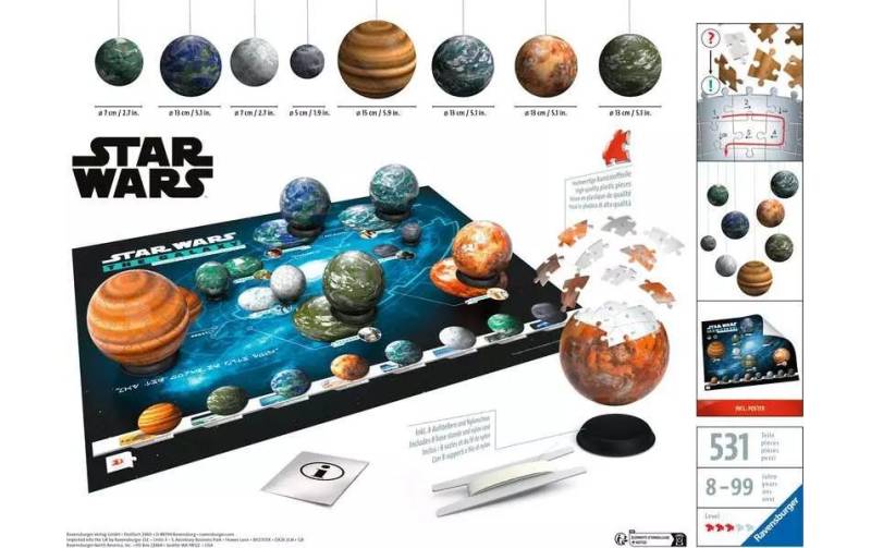 Ravensburger 3D-Puzzle »Ball: Star Wars Galaxie« von Ravensburger