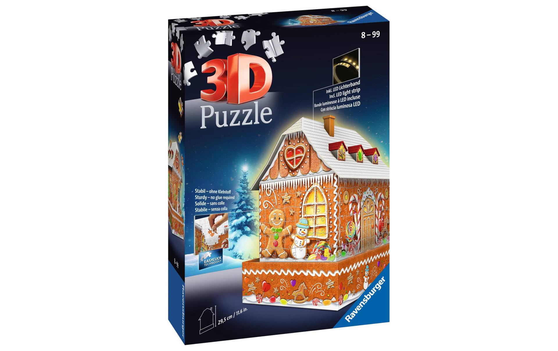 Ravensburger 3D-Puzzle »Puzzle Lebkuchenhaus« Ravensburger 3D-Puzzle »Puzzle Lebkuchenhaus« von Ravensburger