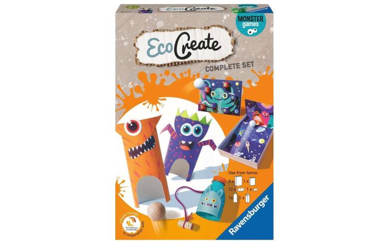 Ravensburger Kreativset »Bastelset EcoCreate «Monster Games»« von Ravensburger