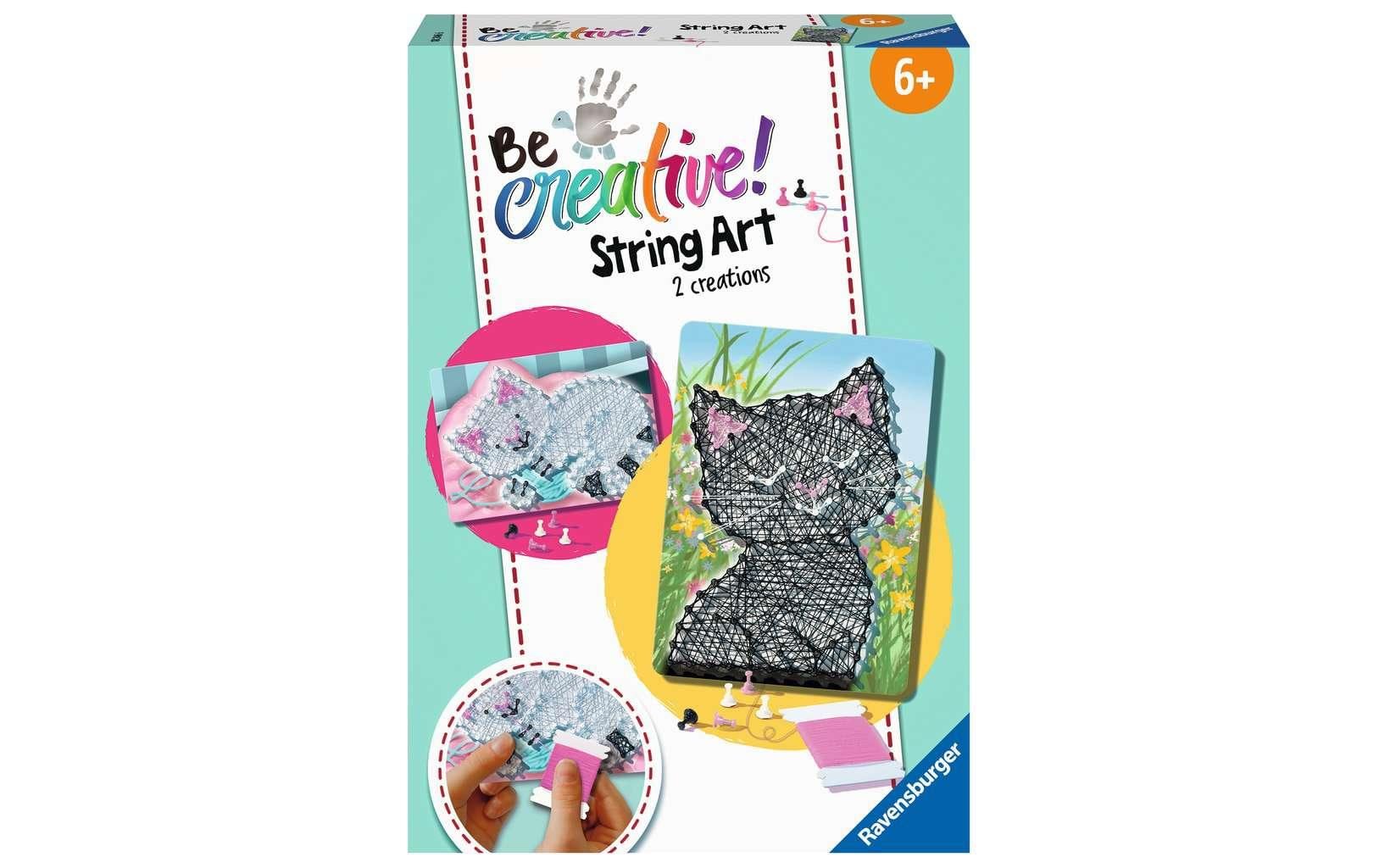 Ravensburger Kreativset »Be Creative String Art Cats« von Ravensburger