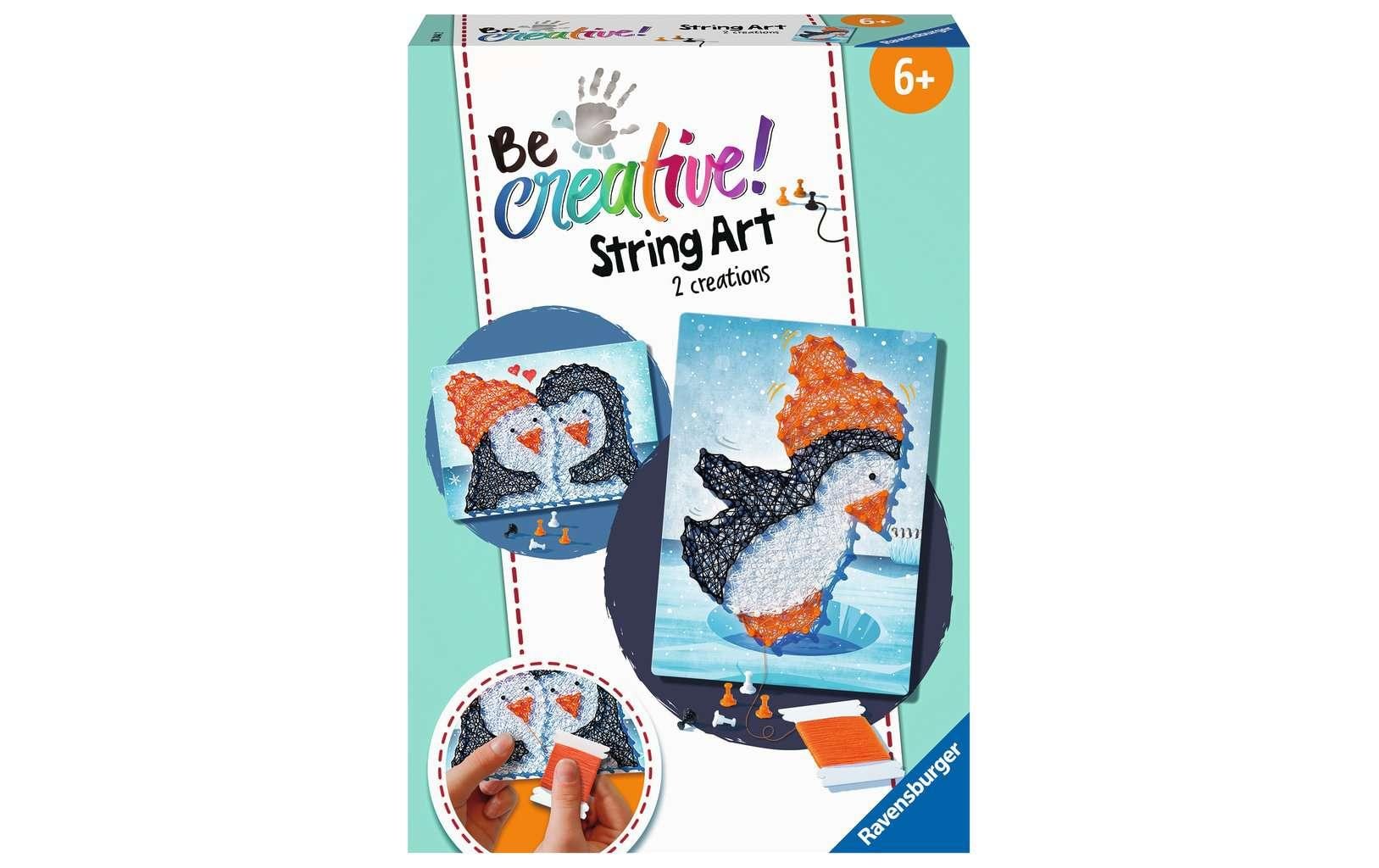 Ravensburger Kreativset »Be Creative String Art Pinguine« von Ravensburger