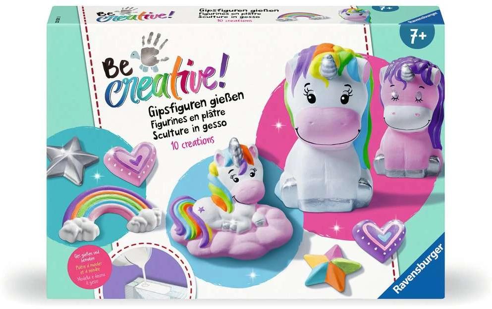 Ravensburger Kreativset »BeCreative – Gipsfiguren Einhorn« von Ravensburger