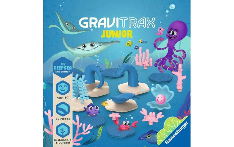 Ravensburger Kugelbahn »GraviTrax Junior Extension Ocean«, (30 tlg.) von Ravensburger