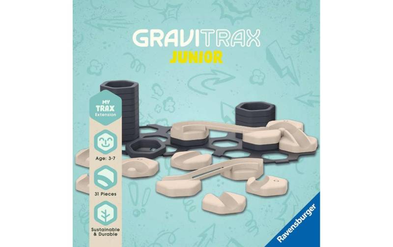 Ravensburger Kugelbahn »GraviTrax Junior Extension Trax«, (31 tlg.) von Ravensburger