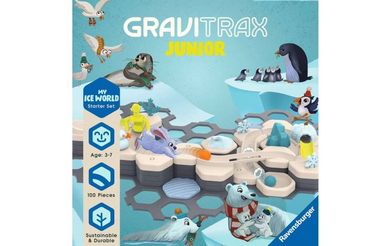 Ravensburger Kugelbahn »GraviTrax Junior Starter-Set L Ice«, (101 tlg.) von Ravensburger