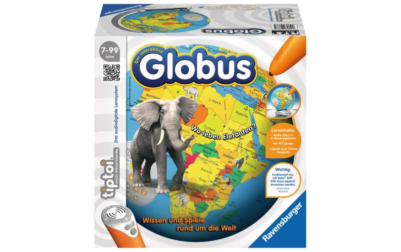 Ravensburger Spiel »tiptoi Spiel interaktiever Globus 2« von Ravensburger