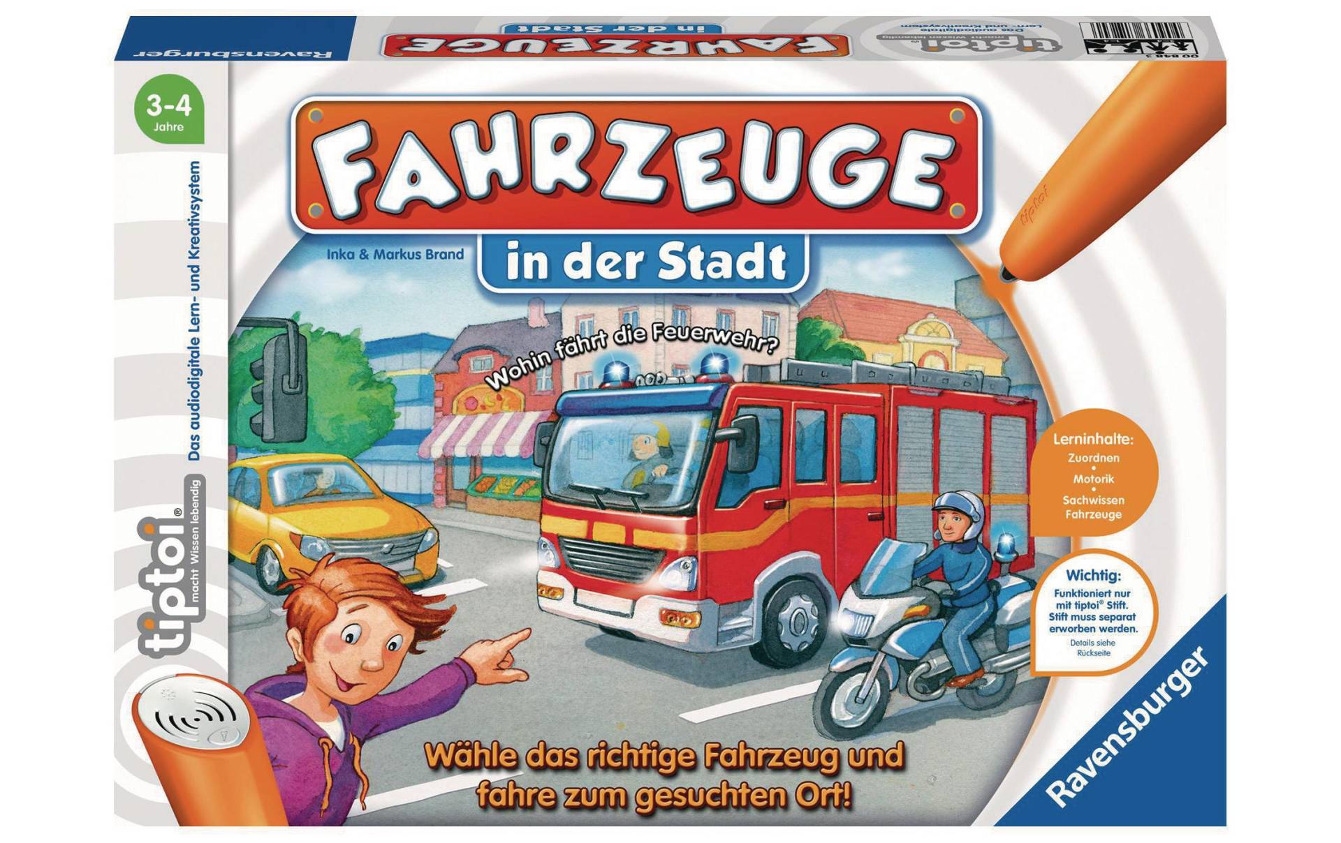 Ravensburger Spiel »tiptoi Spiel Fahrzeuge in der Stadt« von Ravensburger